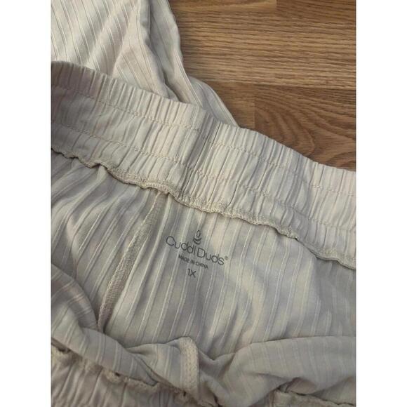 Cuddl Duds Ribbed Wide Leg Lounge Pants Size 1X - Picture 4 of 9